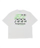 FORGET NEVER フォーゲットネバー コラボレーション 半袖 Tシャツ メンズ バックプリント 263OO1ST944FN ムラサキスポーツ限定(WHT-M)
