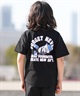 FORGET NEVER フォーゲットネバー 半袖 Tシャツ キッズ ジュニア 子供 グラフィックTシャツ 263OO3ST941FN ムラサキスポーツ限定(BLK-130cm)