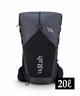 Rab ラブ バックパック リュック 20L 生活防水 ランニング VEIL XP 20 QAP-71(Black-M)