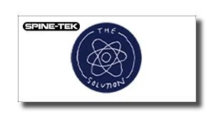 IiRQwX_1 - SHOP NEWS | ムラサキスポーツオンラインストア 通販 Spine-Tek branding beside a blue circular logo featuring an atom symbol