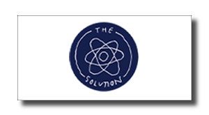 ソリューション - SHOP NEWS | ムラサキスポーツオンラインストア 通販 Circular blue logo featuring an atomic symbol at the center with text around the edge.