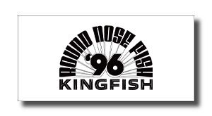 KINGFISH-logoバナー - SHOP NEWS | ムラサキスポーツオンラインストア 通販 Brand logo: a circular arc of text around a fish silhouette with the number 96 in the center and the word KINGFISH beneath.